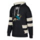 CCM NHL PULLOVER JERSEY HOODIE SAN JOSE BLACK