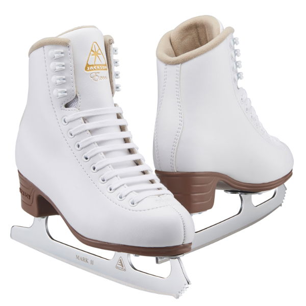 JS1290 Excel Skates White Jr