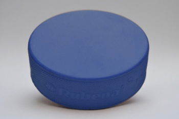 ICE HOCKEY PUCK LIGHT BLUE (SINGLE)