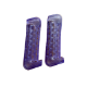 Purple Silver Glitter 2pcs guard