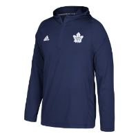 ADIDAS NHL TRAINING JERSEY ¼ ZIP HOODIE TORONTO NAVY