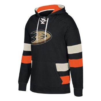 CCM NHL PULLOVER JERSEY HOODIE ANAHEIM BLACK